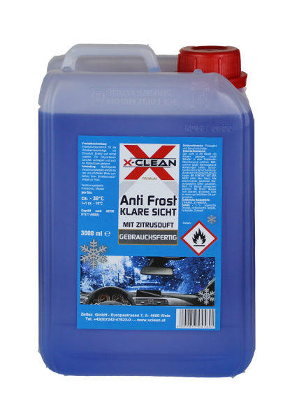 X-Clean Anti-Frost Klare Sicht Gebrauchsfertig - 3l